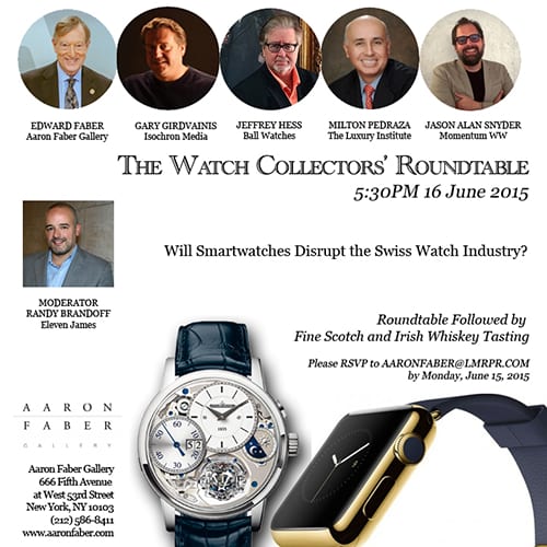 luxury watch roundtable