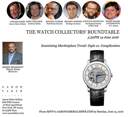 Watch Collectors' Roundtable FP Journe