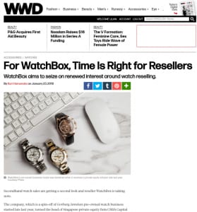 wwd luxury press coverage