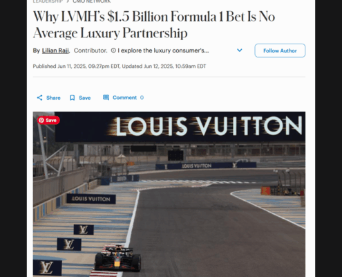 Forbes F1 Article by Lilian Raji