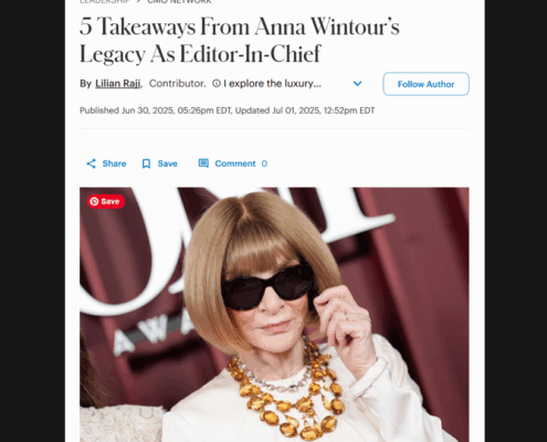 Forbes Anna Wintour