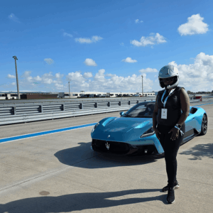 maserati track with lilian raji