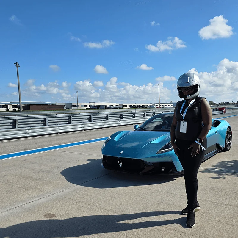 maserati track with lilian raji